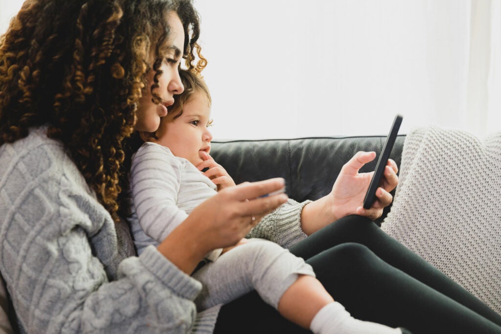 Mom researching if her student loans will impact child tax credit.